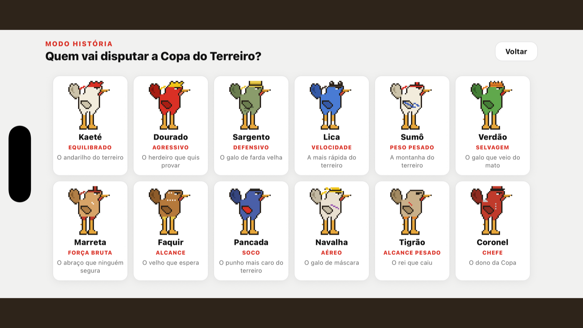 Escolha de galo